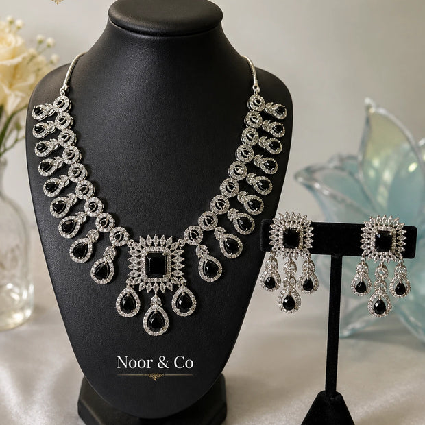 American Diamond Necklace Set