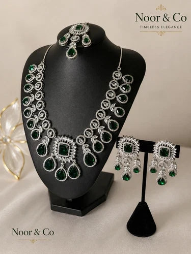 American Diamond Necklace Set