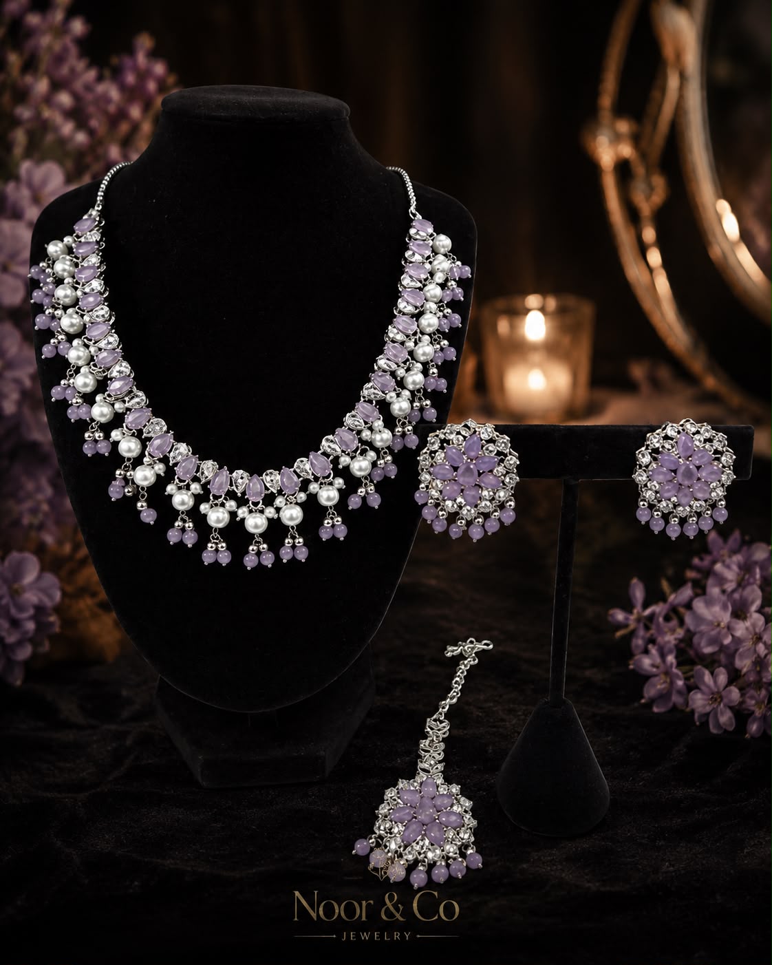 Pearl Bridal Jewelry Set