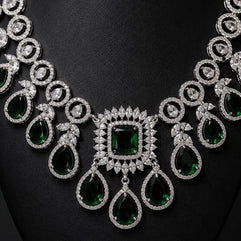 American Diamond Necklace Set