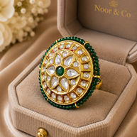 Noor & Co Kundan Statement Ring