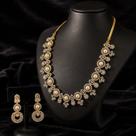 Aurelia Pearl & Crystal Statement Necklace Set