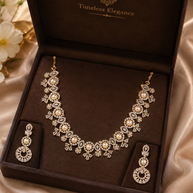 Aurelia Pearl & Crystal Statement Necklace Set