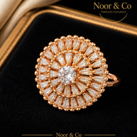 Celestial Radiance Statement Ring