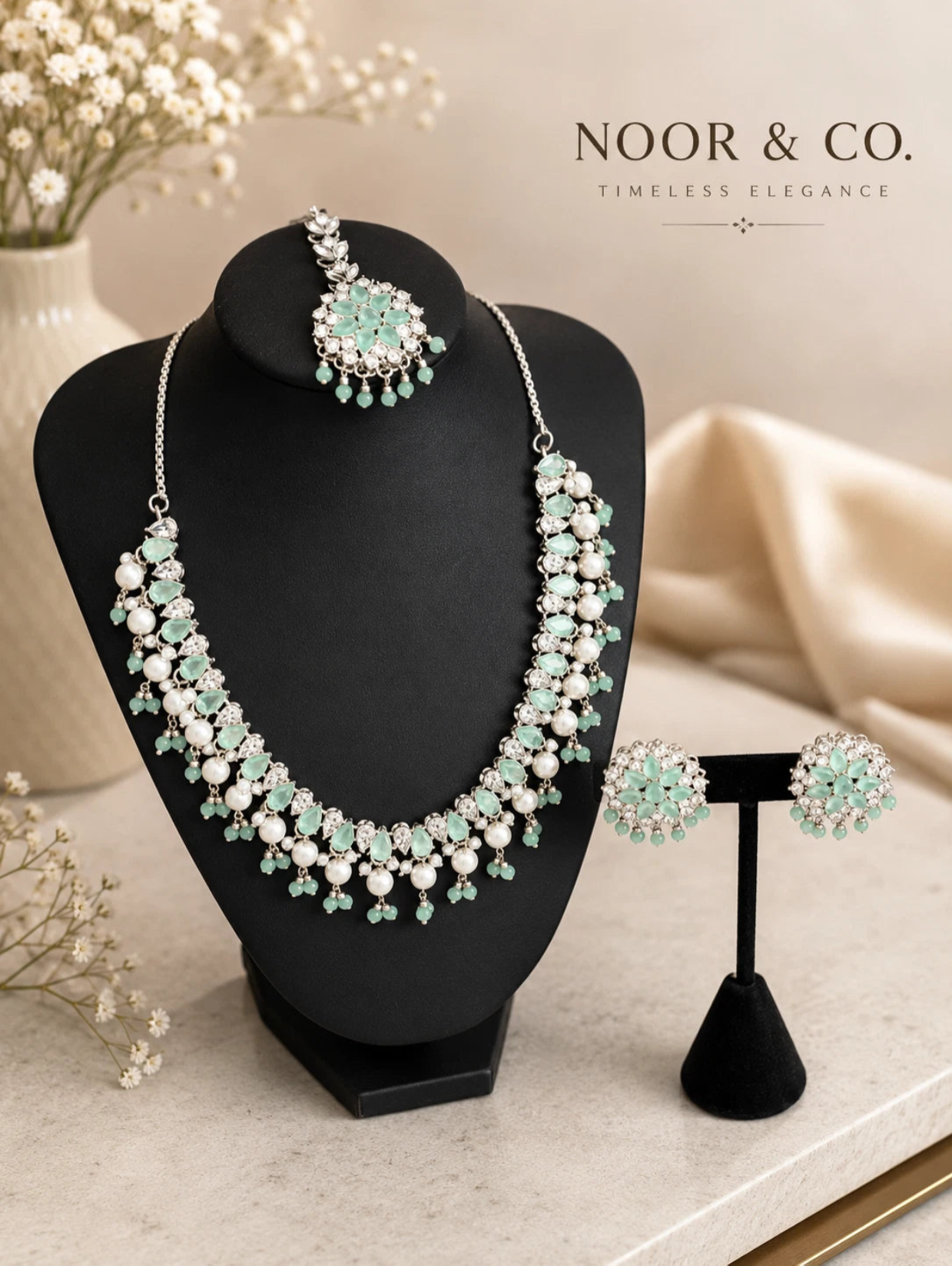 Pearl Bridal Jewelry Set