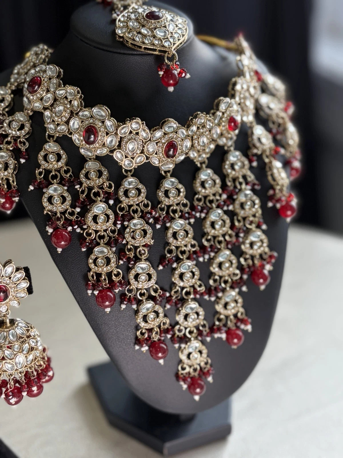 Ruby Regal Kundan Bridal Set