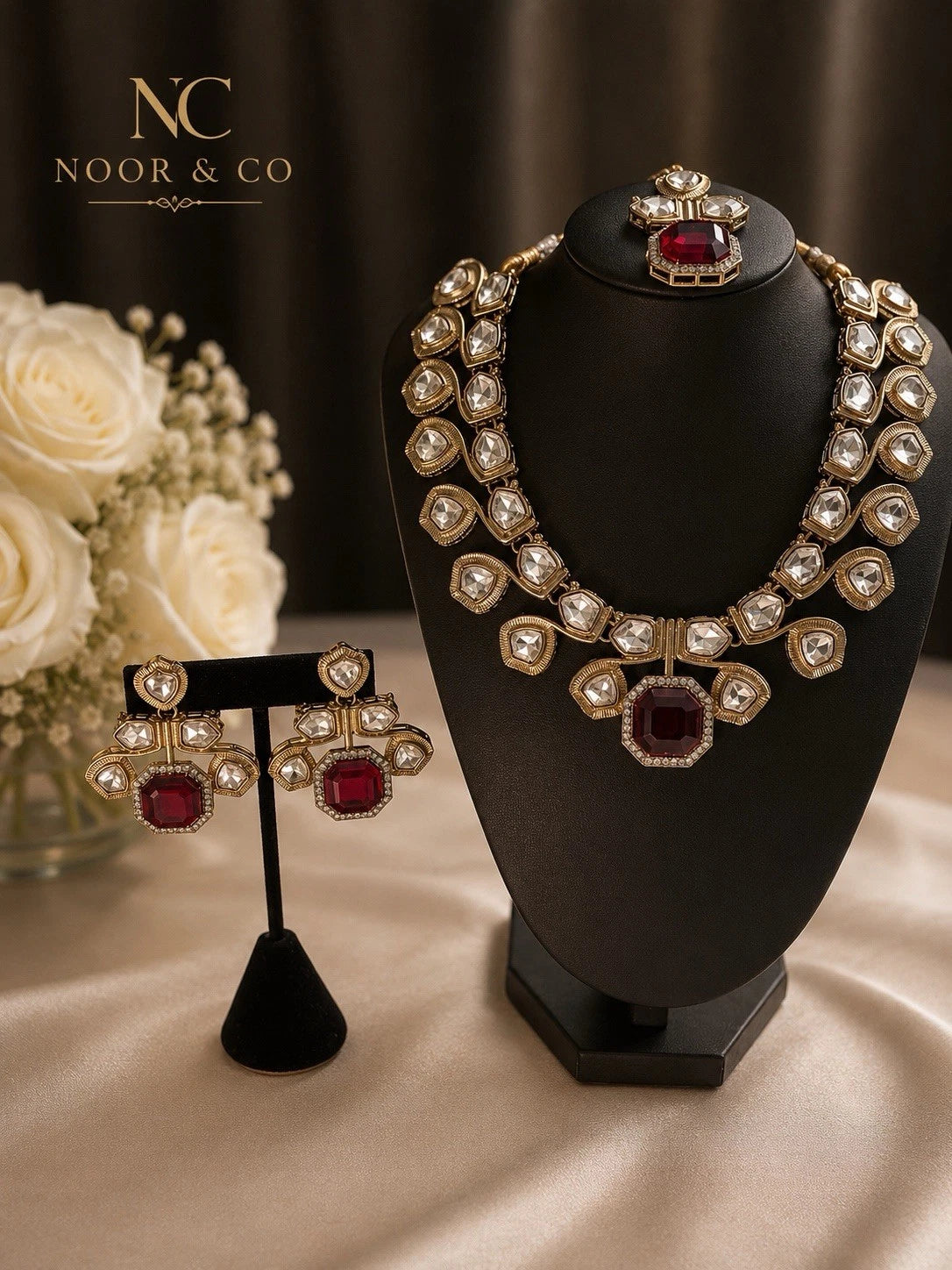 Kundan Necklace Set