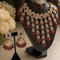 Ruby Regal Kundan Bridal Set