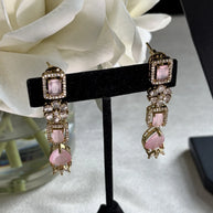 Blush Petal CZ Necklace Set