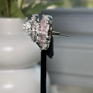 Blush Bloom Floral Stud Earrings