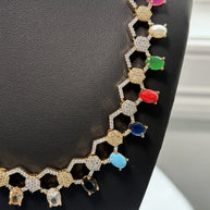 Prismatic Luxe American Diamond Necklace Set