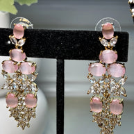 Blush Royale Bridal Necklace & Earrings Set