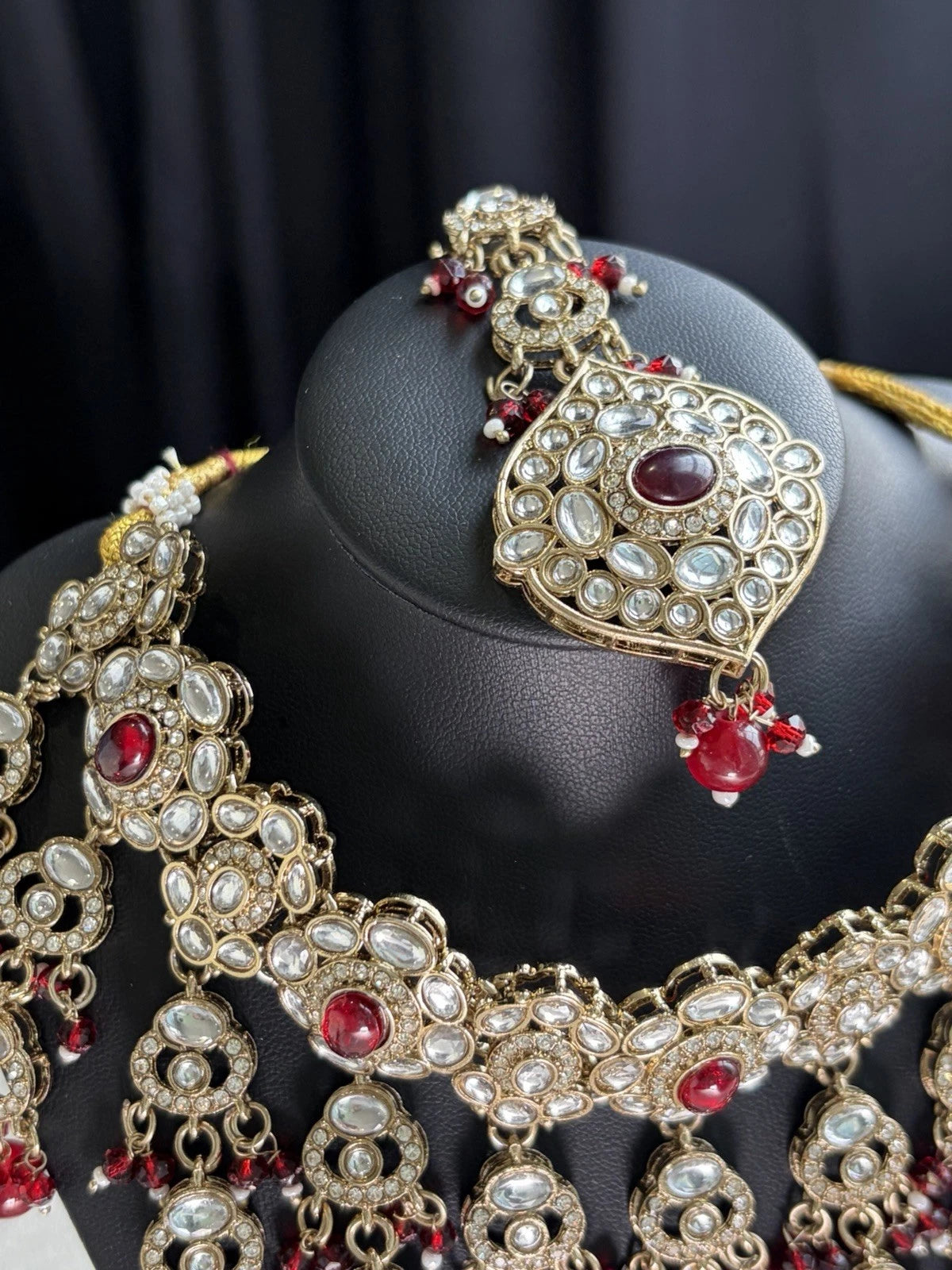 Ruby Regal Kundan Bridal Set
