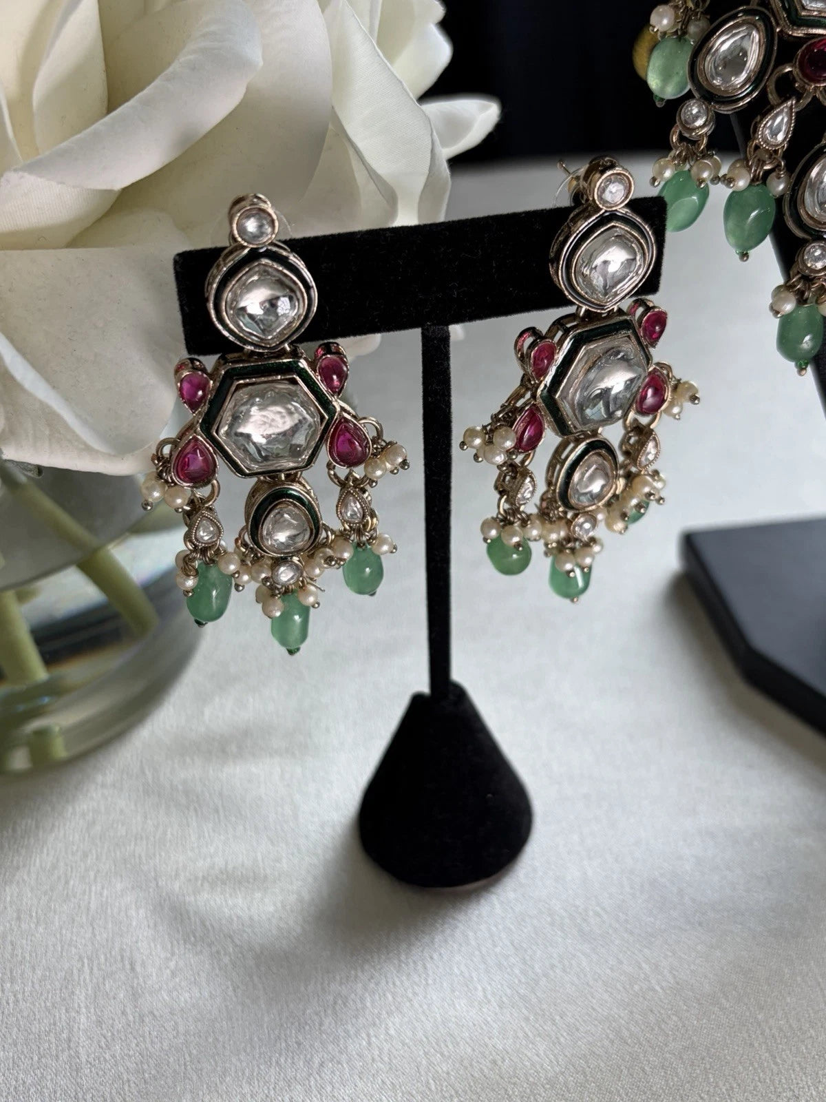 Emerald Heirloom Kundan Bridal Set