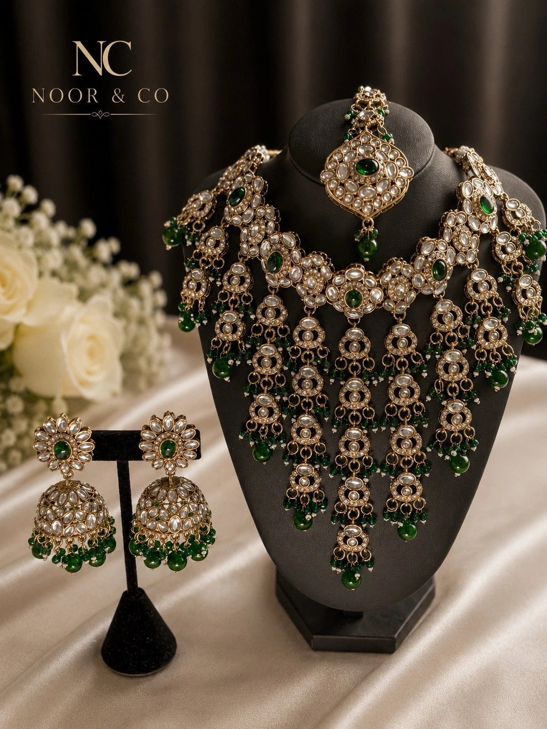 Ruby Regal Kundan Bridal Set