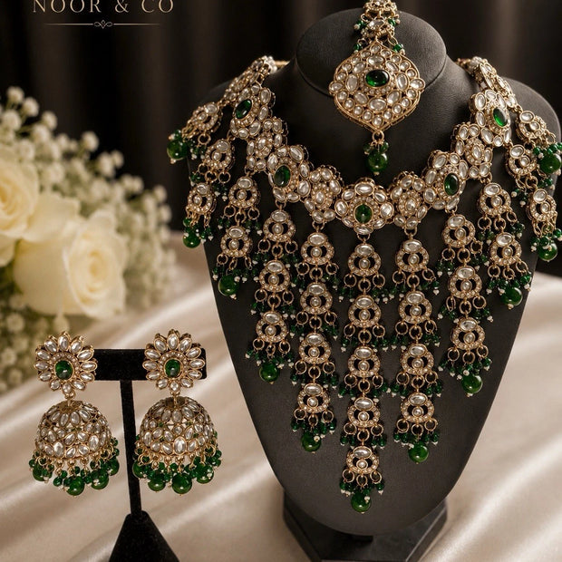 Ruby Regal Kundan Bridal Set