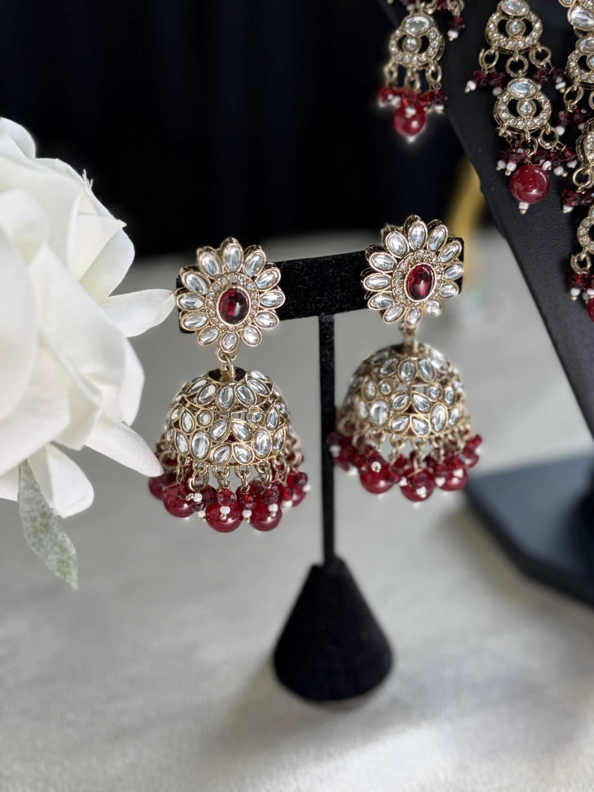 Ruby Regal Kundan Bridal Set
