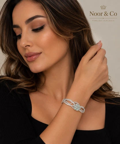 Midnight Bloom Sparkle Bangles