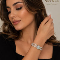 Midnight Bloom Sparkle Bangles