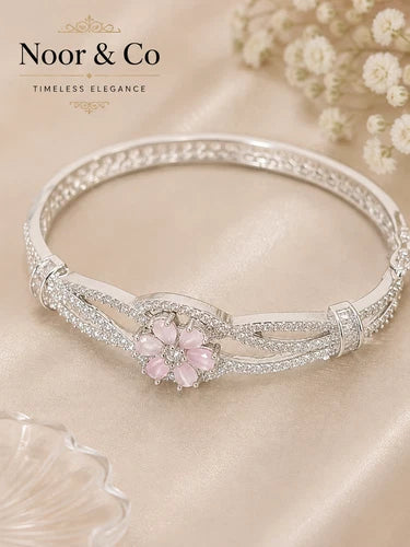 Midnight Bloom Sparkle Bangles