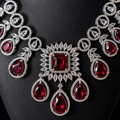 American Diamond Necklace Set