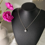 Classic Solitaire Pendant Necklace