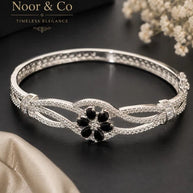 Midnight Bloom Sparkle Bangles