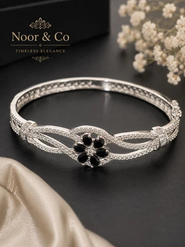Midnight Bloom Sparkle Bangles